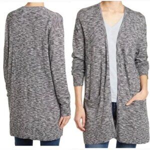 Madewell Marbled Summer Ryder Open Front Cardigan